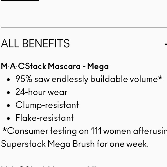 x1 MAC STACK MEGA MASCARA FULL SIZE BRAND NEW BOXED - Picture 8 of 10